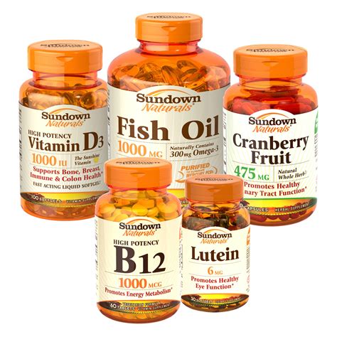 Vitamins and Supplements .